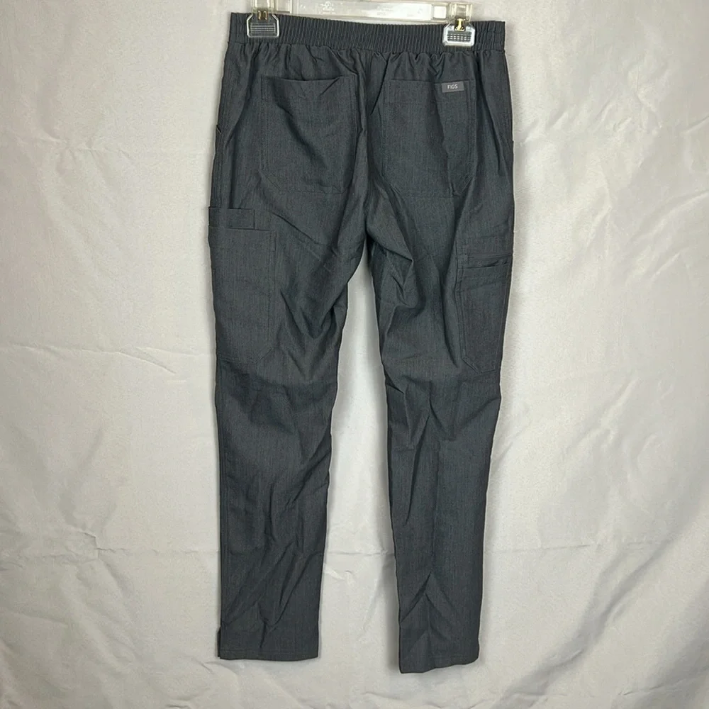 Figs Yola Technical Collection Graphite Teal drawstring skinny scrub siz… - Picture 6 of 12